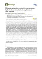 Reliability Analysis of Reinforced Concrete Frame by Finite Element Method with Implicit Limit State Functions