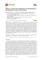 Influence of Pore-Size Distribution on the Resistance of Clay Brick to Freeze–Thaw Cycles