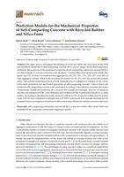 Prediction Models for the Mechanical Properties of Self- Compacting Concrete with Recycled Rubber and Silica Fume