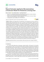 Neural Networks Applied to Microsimulation: A Prediction Model for Pedestrian Crossing Time