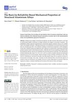 The Basis for Reliability-Based Mechanical Properties of Structural Aluminium Alloys