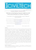 Efficiency of Self-Healing Chemical Additives on the Freeze/Thaw Resistance of Cement Composites