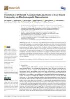 The Effect of Different Nanomaterials Additions in Clay-Based Composites on Electromagnetic Transmission