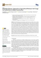 Multidisciplinary Approach to Agricultural Biomass Ash Usage for Earthworks in Road Construction