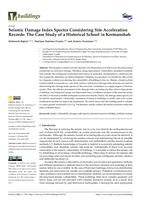 Seismic Damage Index Spectra Considering Site Acceleration Records: The Case Study of a Historical School in Kermanshah