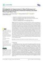 Investigation on Improvement in Shear Performance of Reinforced-Concrete Beams Produced with Recycled Steel Wires from Waste Tires