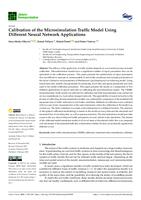 Calibration of the Microsimulation Traffic Model Using Different Neural Network Applications