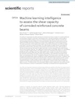 Machine learning intelligence to assess the shear capacity of corroded reinforced concrete beams