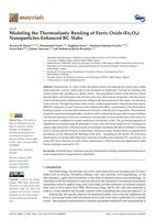 Modeling the Thermoelastic Bending of Ferric Oxide (Fe2O3) Nanoparticles-Enhanced RC Slabs