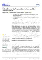 Pullout Behavior of a Polymeric Strap in Compacted Dry Granular Material