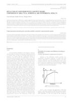 Deflection of over-reinforced concrete beams : comparison of analytical, numerical and experimental results