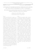 Methodology for preparation of communicative cost benefit analysis in environmental impact assessment