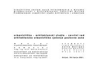 prikaz prve stranice dokumenta ARHITEKTONSKO-URBANISTIČKO RJEŠENJE POSLOVNE ZONE GACKA