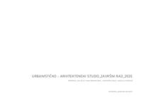 prikaz prve stranice dokumenta Arhitektonsko urbanističko rješenje poslovne - informacijsko-tehnološki park