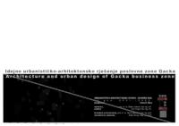 prikaz prve stranice dokumenta Idejno urbanističko - arhitektonsko rješenje poslovne zone Gacka