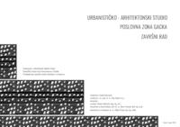 prikaz prve stranice dokumenta Idejno arhitektonsko urbanističko rješenje Poslovne zone Gacka