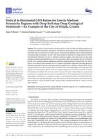 prikaz prve stranice dokumenta Vertical to Horizontal UHS Ratios for Low to Medium Seismicity Regions with Deep Soil atop Deep Geological Sediments—An Example of the City of Osijek, Croatia