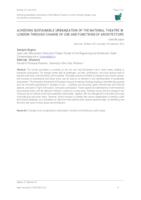 prikaz prve stranice dokumenta Achieving sustainable urbanization of the National Theatre in London through change of use and functions of architecture