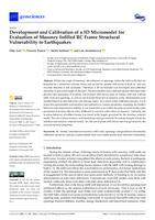 prikaz prve stranice dokumenta Development and Calibration of a 3D Micromodel for Evaluation of Masonry Infilled RC Frame Structural Vulnerability to Earthquakes