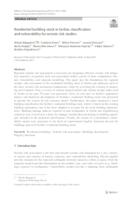 prikaz prve stranice dokumenta Residential building stock in Serbia: classification and vulnerability for seismic risk studies