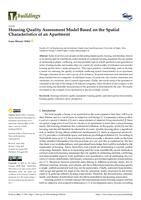 prikaz prve stranice dokumenta Housing Quality Assessment Model Based on the Spatial Characteristics of an Apartment