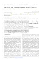 prikaz prve stranice dokumenta Evaluating wind turbine power plant reliability through fault tree analysis