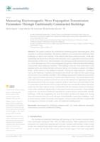 prikaz prve stranice dokumenta Measuring Electromagnetic Wave Propagation Transmission Parameters Through Traditionally Constructed Buildings