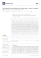 prikaz prve stranice dokumenta Waste Rubber-Modified Cement-Bound Base Course: Laboratory Characterisation and Field Application